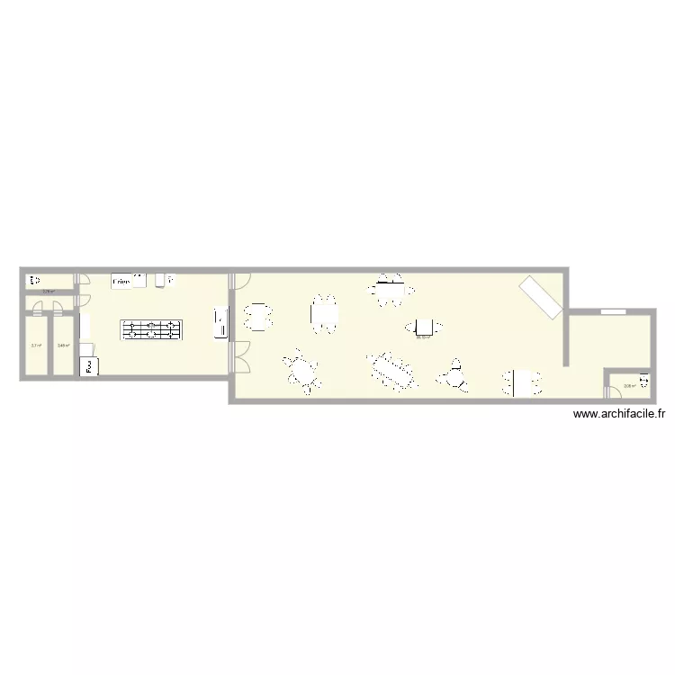 le restaurant murala . Plan de 