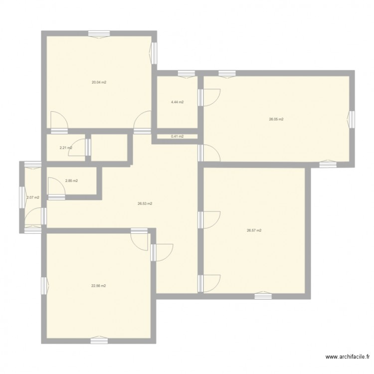 LA PERELLE ETAGE RDC. Plan de 0 pièce et 0 m2