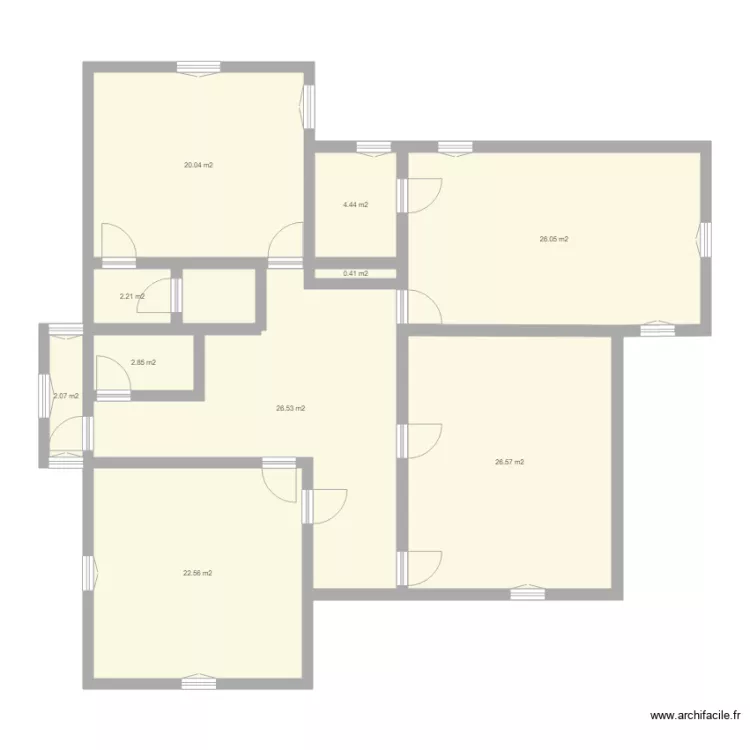 LA PERELLE ETAGE RDC. Plan de LA PERELLE ETAGE RDC. Plan de
