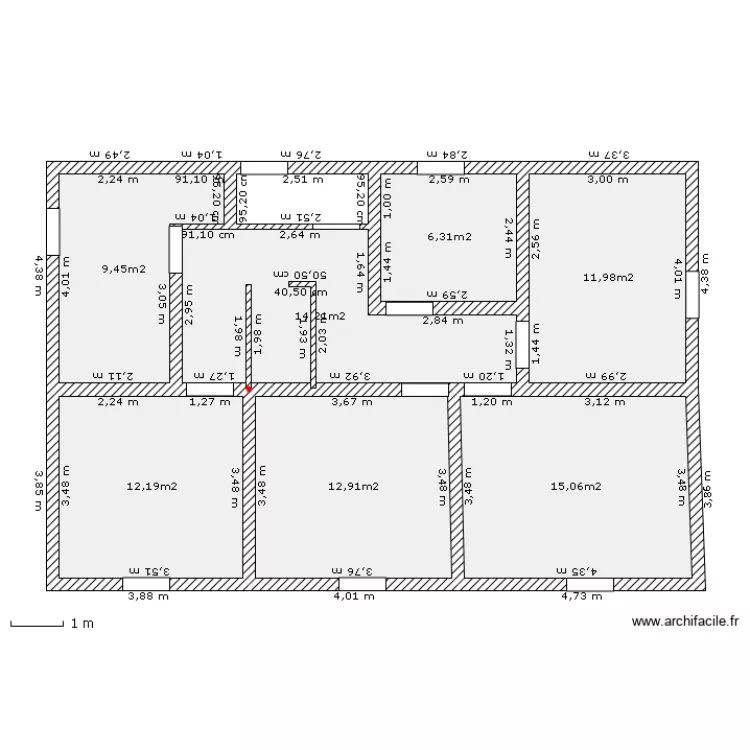 final etage. Plan de final etage. Plan de