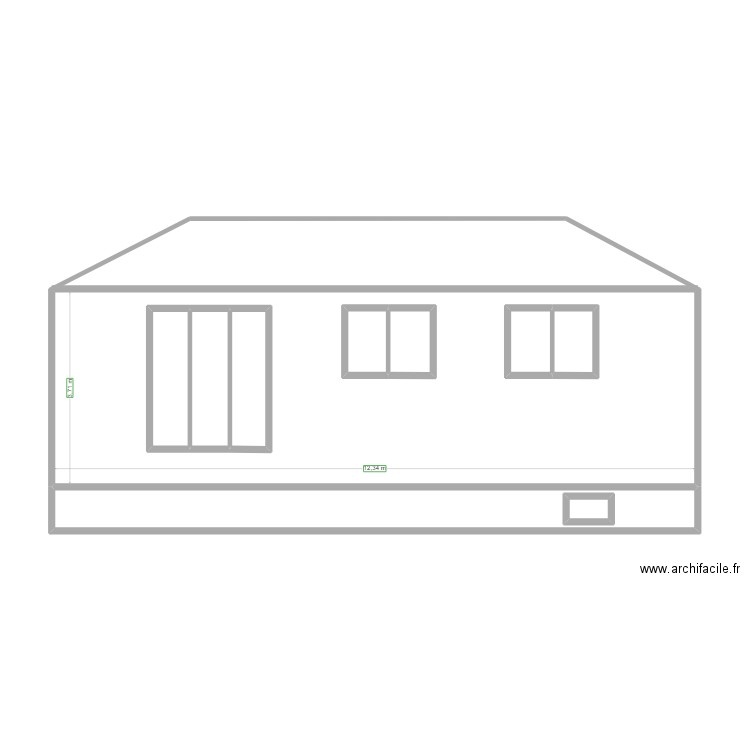 Plan face 1. Plan de 0 pièce et 0 m2