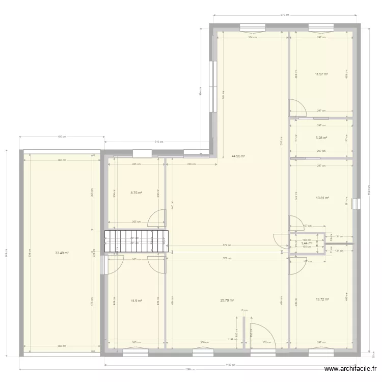 rdc3meubl&eacute; ter vide. Plan de 