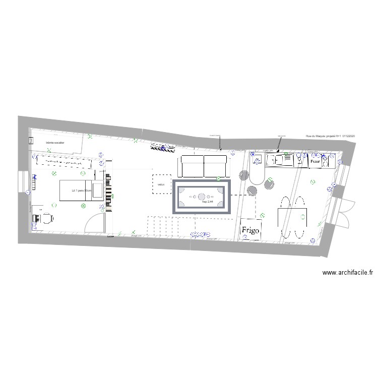 Aubière projete 15082020 R1. Plan de 0 pièce et 0 m2