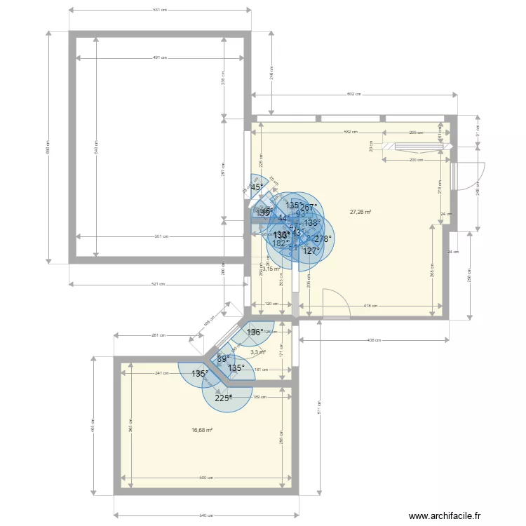 Pommier cuisine piscine projection1. Plan de 