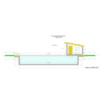 COUPE LONGITUDINALE TERRAIN PROJET PISCINE 1