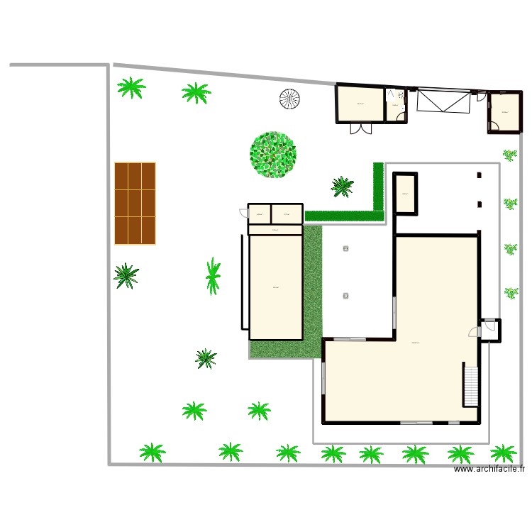 Plan de masse. Plan de 0 pièce et 0 m2