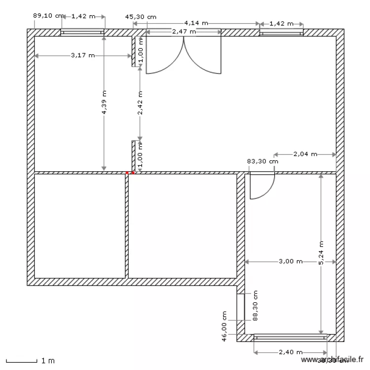 4 Loire PLOBSHEIM / RDC. Plan de 