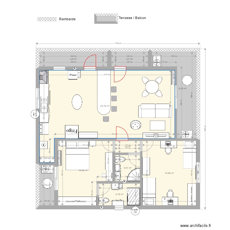 POG Etage 2. Plan de 0 pièce et 0 m2