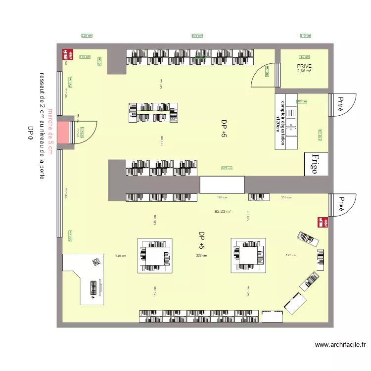 LE CELLIER AVANT TRAVAUX. Plan de LE CELLIER AVANT TRAVAUX. Plan de