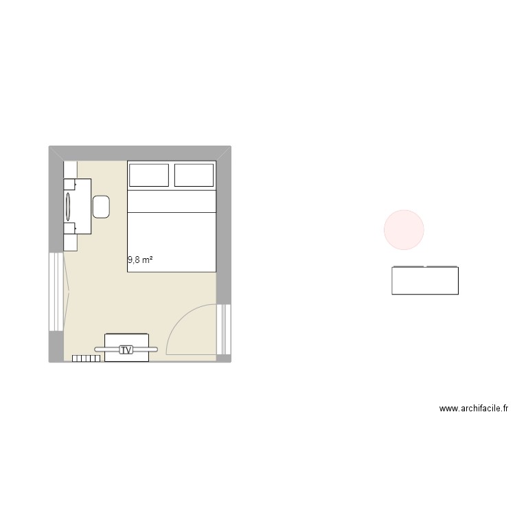 chambre bakary. Plan de 0 pièce et 0 m2