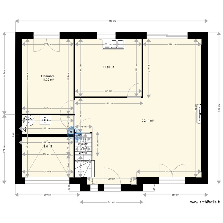 Kodjo Chatillon 120 RDC bis. Plan de 0 pièce et 0 m2