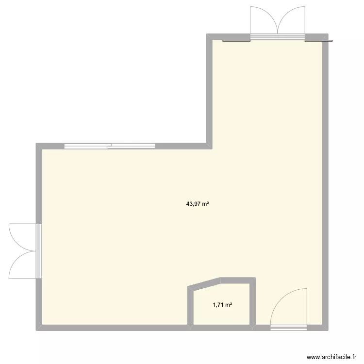 maison. Plan de 