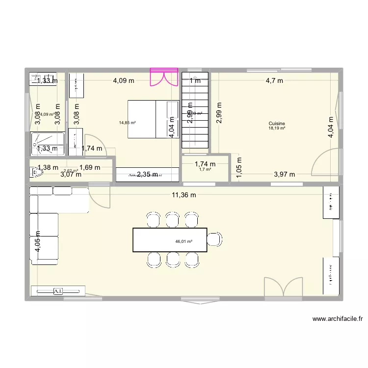UR ONEA ETAGE v12. Plan de 