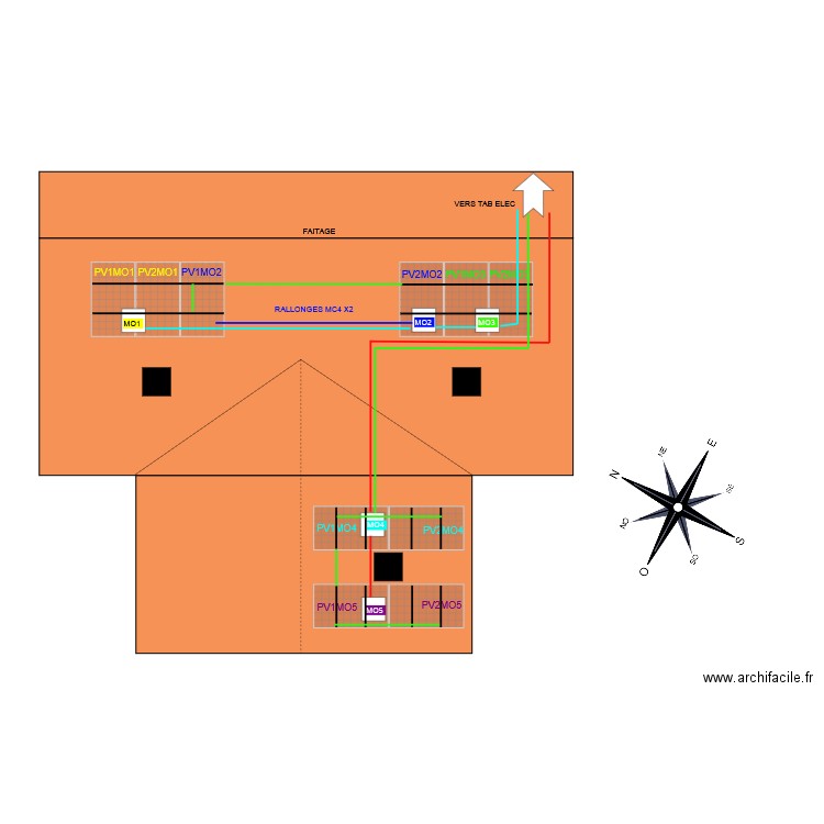 GAUDRE CABLAGE. Plan de 0 pièce et 0 m2