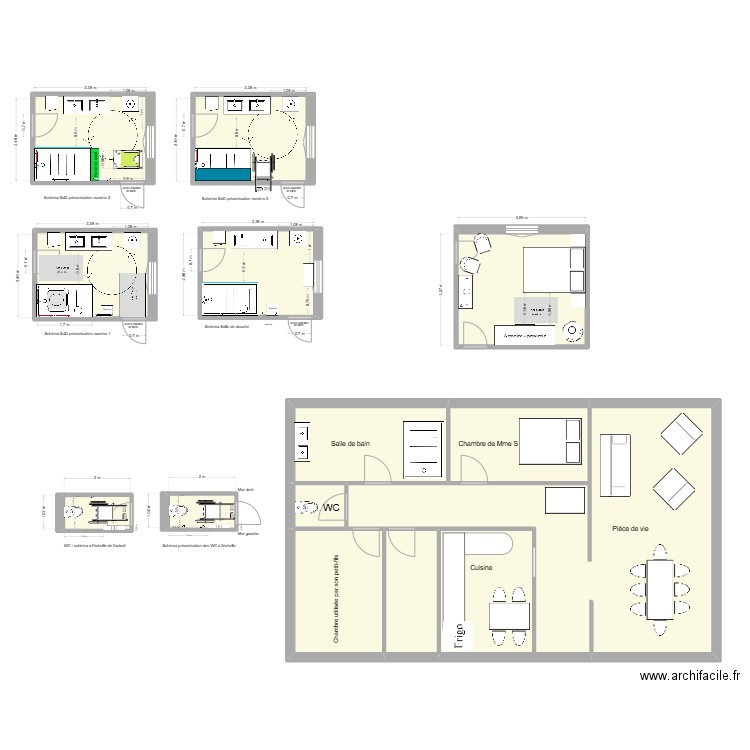 Clémence STRAFELLA dom. Plan de 13 pièces et 143 m2