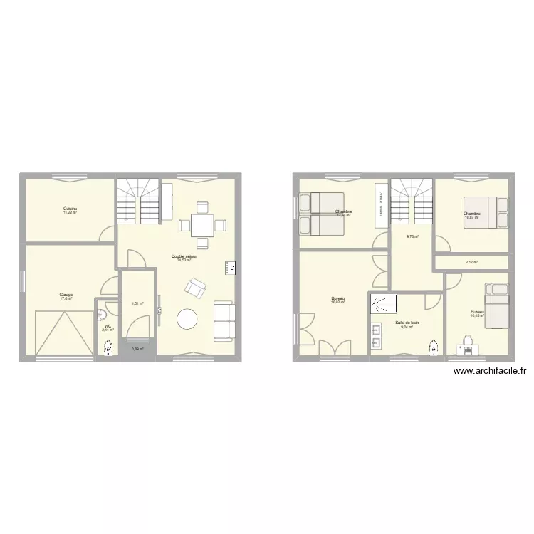 Maison Brest v2. Plan de 13 Pièces et 142 m² Maison Brest v2. Plan de 13 Pièces et 142 m²