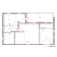 ébauche plan maison bois plein pied