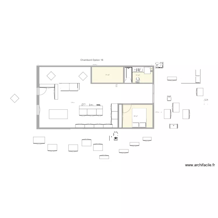 5093 Chambord Option 16. Plan de 