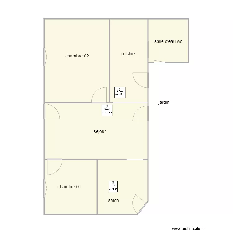 maniowski am 1070. Plan de 