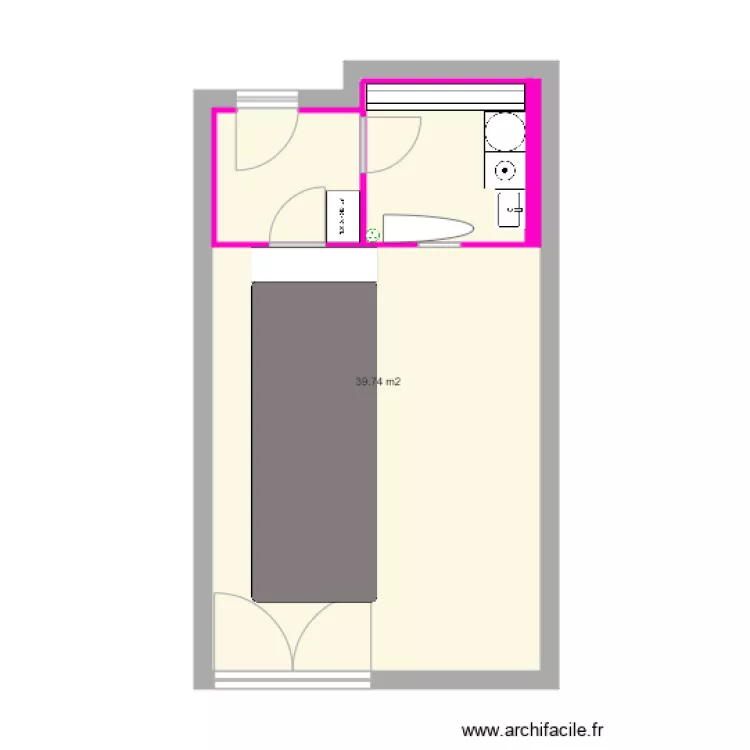 garage. Plan de 