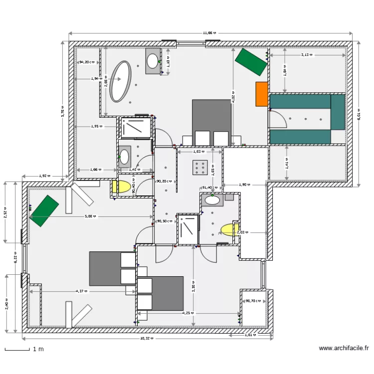 Chatillon 1er etage. Plan de Chatillon 1er etage. Plan de