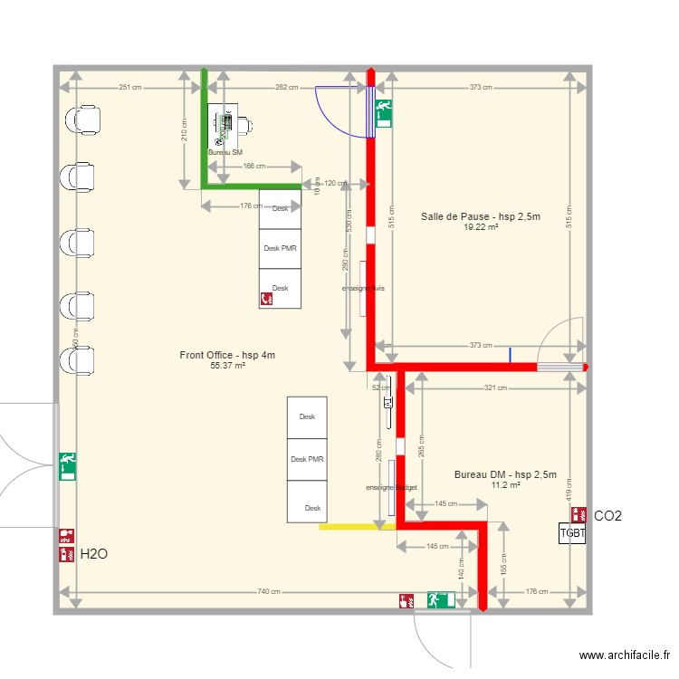 Lyon Part Dieu V2. Plan de 0 pièce et 0 m2