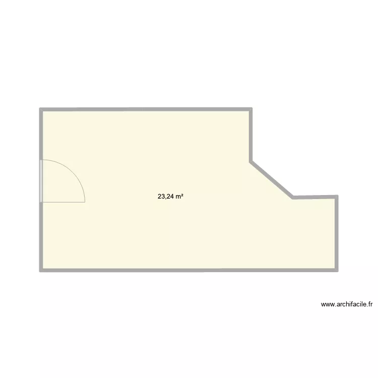 Vallandry cave nue. Plan de 