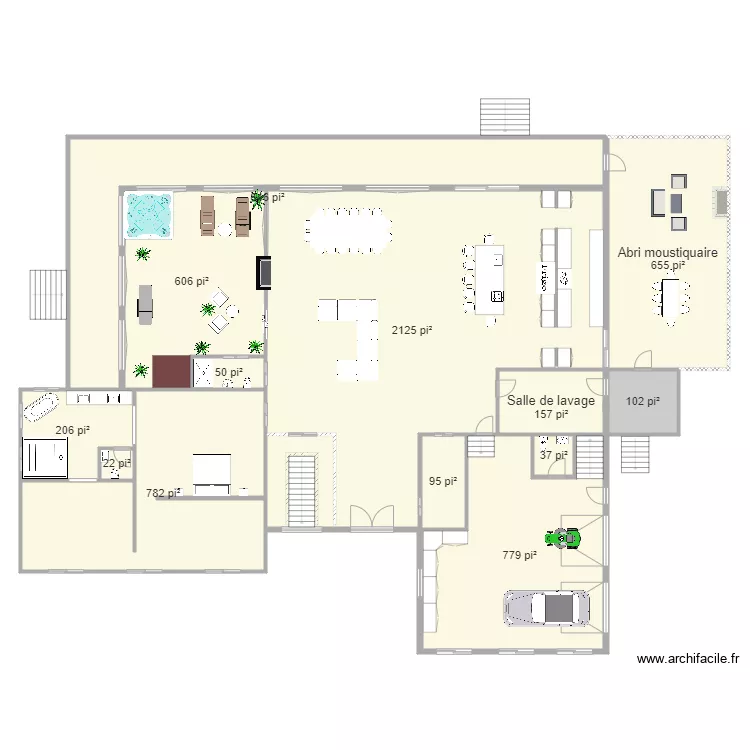 Maison Rawdon 5. Plan de 