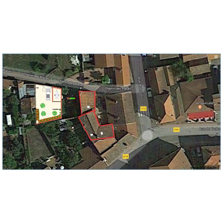 toit base 1. Plan de 0 pièce et 0 m2