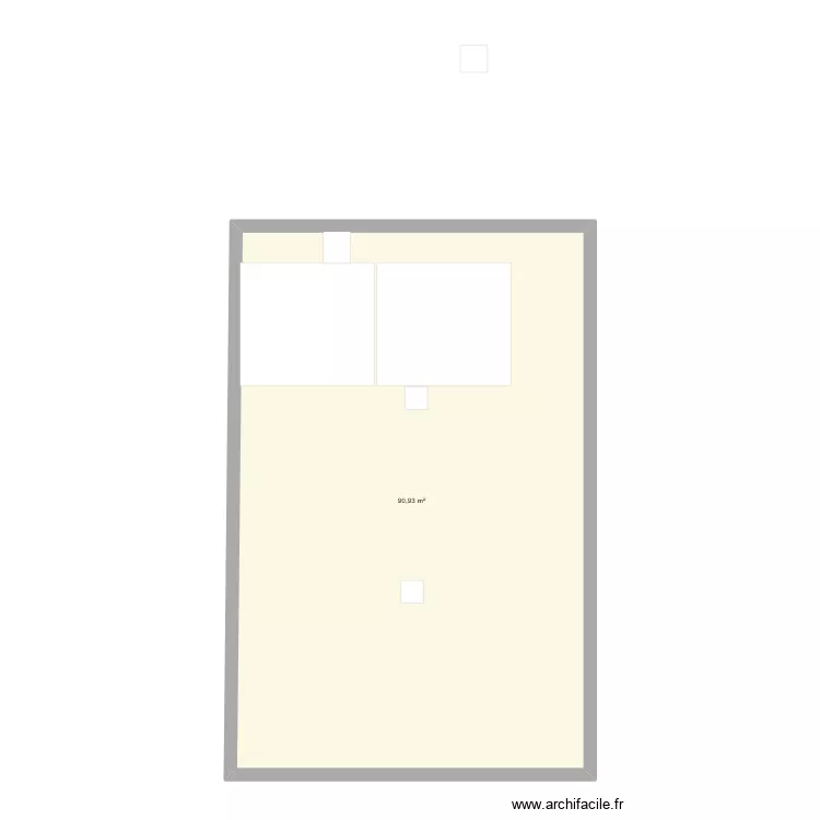 Boulangerie. Plan de 