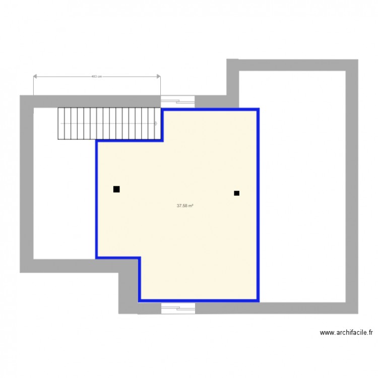 etage. Plan de 0 pièce et 0 m2
