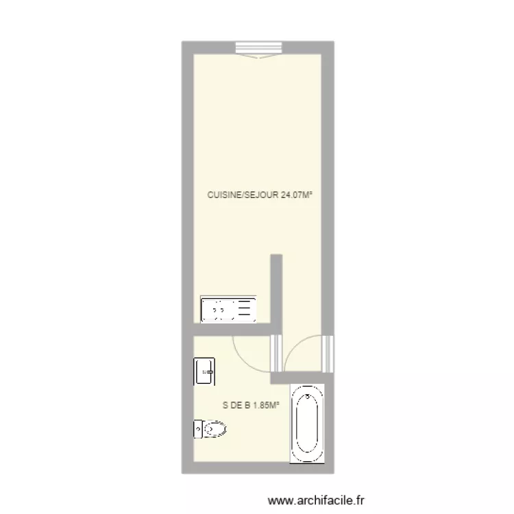 SAUMANDE 4G. Plan de 