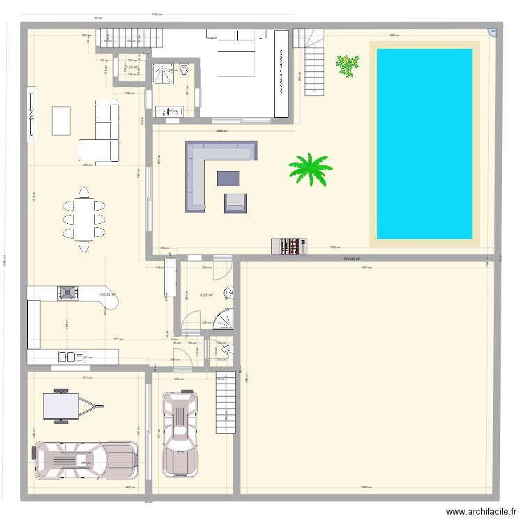 maison tunisie. Plan de 0 pièce et 0 m2