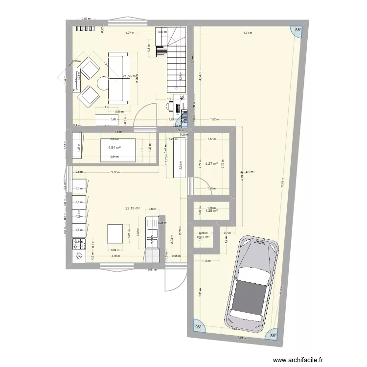 rdc. Plan de rdc. Plan de