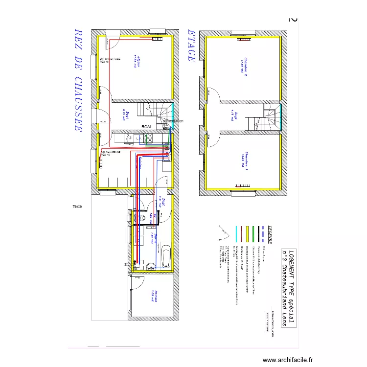 3 chateaubriand aae chauffage sanitaire. Plan de 