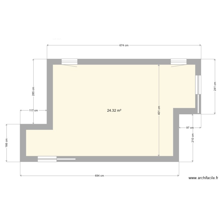 Chambre RDC. Plan de 0 pièce et 0 m2