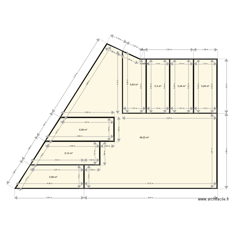 R1 Foch parking. Plan de 0 pièce et 0 m2