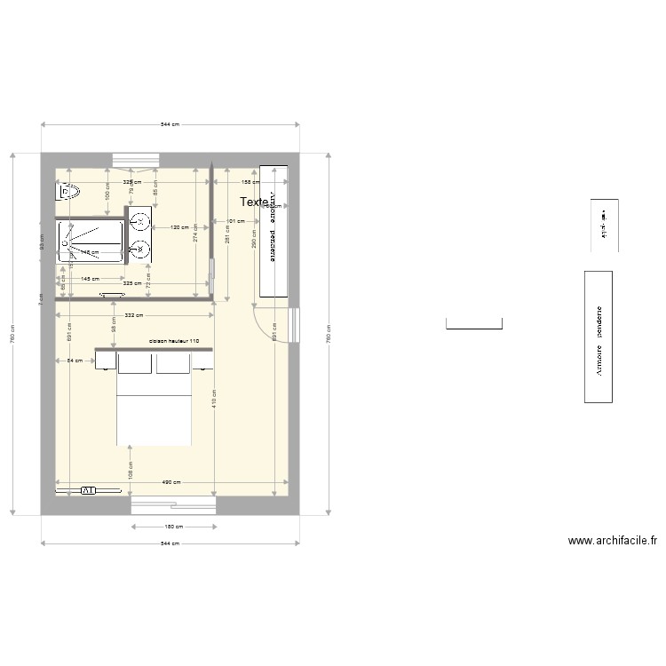 CHAMBRE COCO VINC 6. Plan de 0 pièce et 0 m2