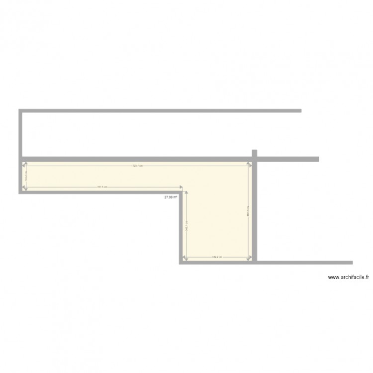 appart dany modifie1. Plan de 0 pièce et 0 m2