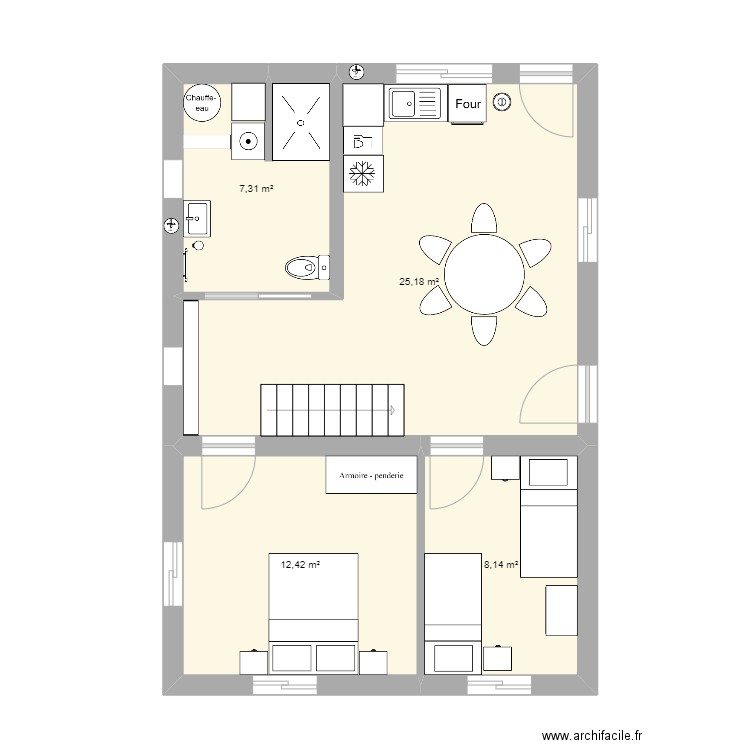 construction maison idée 3 sans cadastre. Plan de 0 pièce et 0 m2