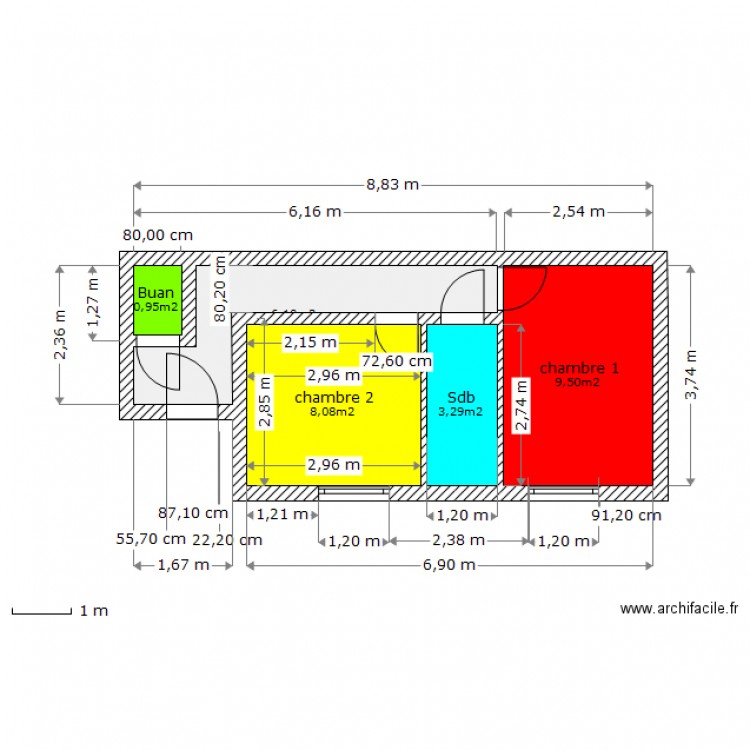 3ième étage étude. Plan de 0 pièce et 0 m2