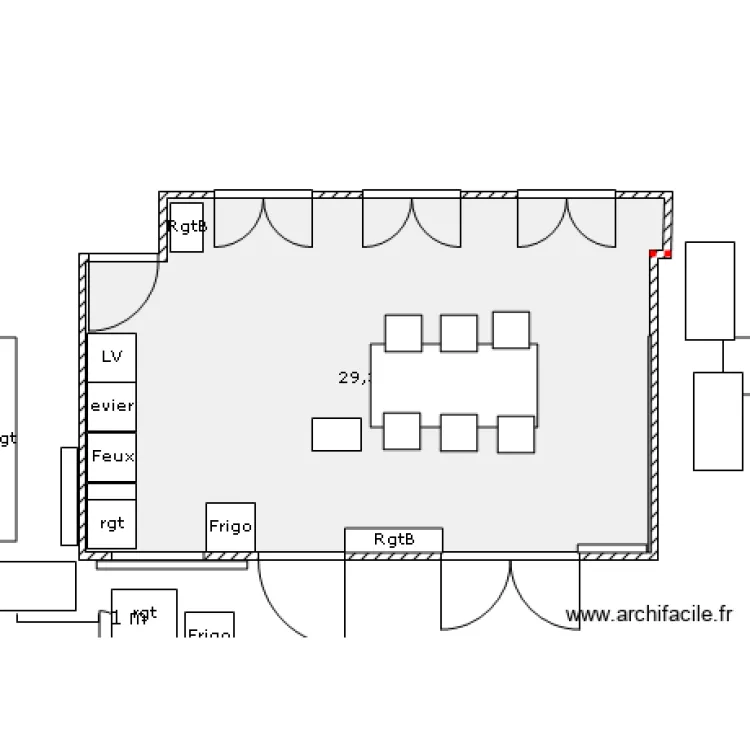 v&eacute;randa6bbv. Plan de 