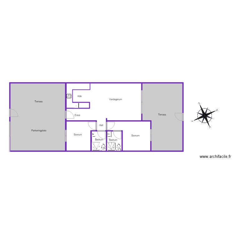 AVI 886 Playa Elisa Bay. Plan de 0 pièce et 0 m2