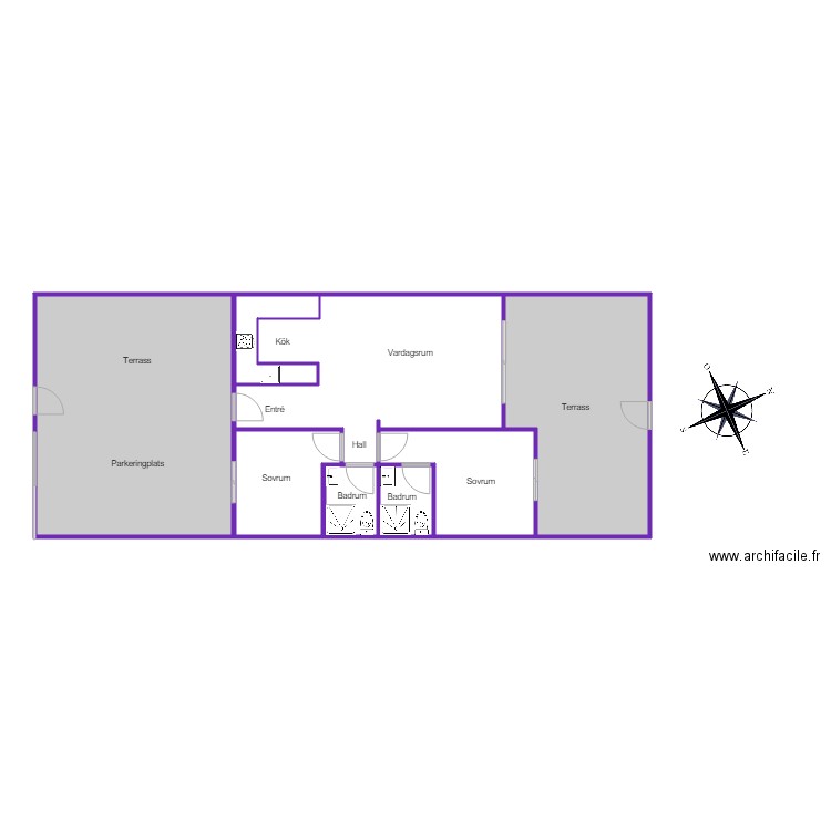 AVI 886 Playa Elisa Bay. Plan de 0 pièce et 0 m2