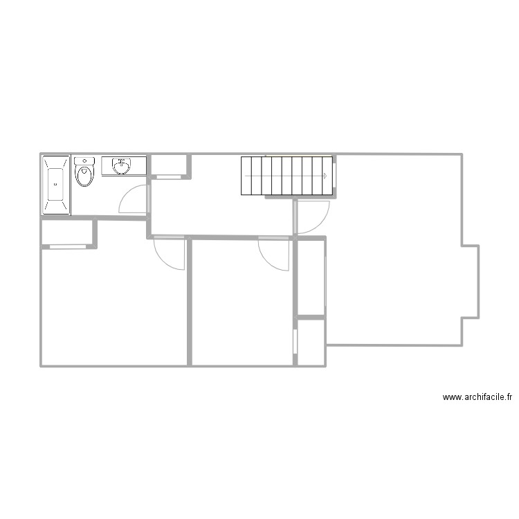 Étage 1. Plan de 0 pièce et 0 m2