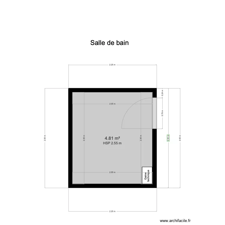 Gwen. Plan de 