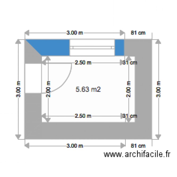 Salle de bain enfant Agencement 1. Plan de 0 pièce et 0 m2