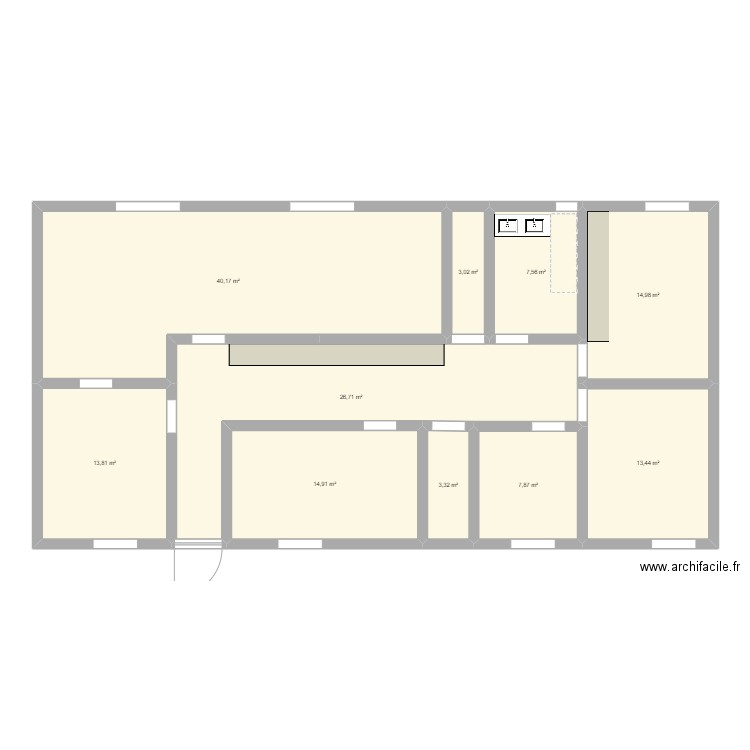 Plan Maison Garons. Plan de 0 pièce et 0 m2