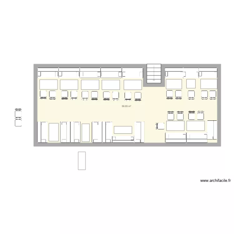 cafeteria. Plan de 