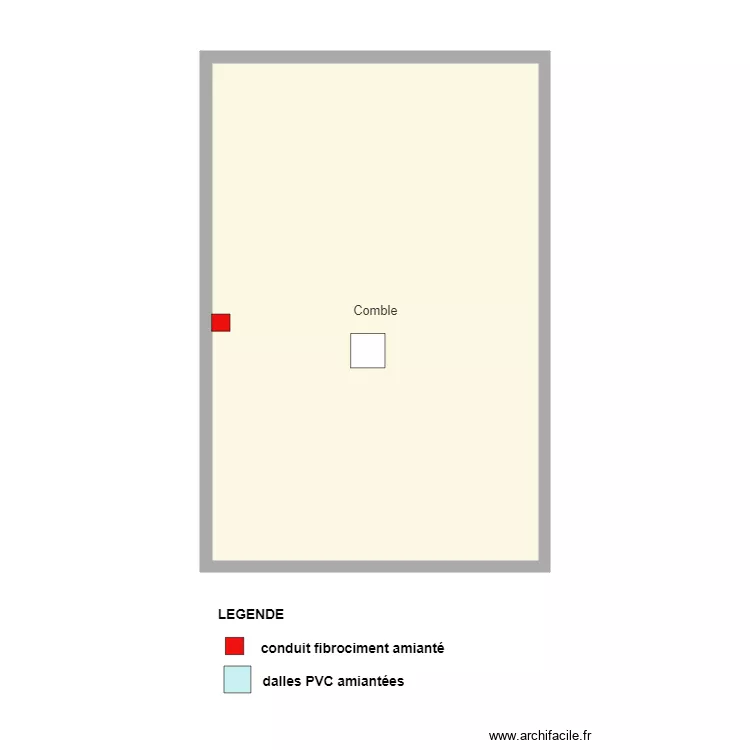 coulaines comble. Plan de 